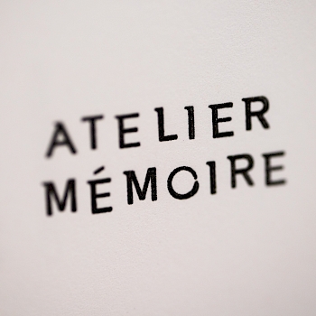 Visitekaartje Atelier Mémoire